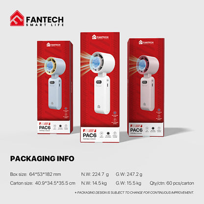 Fantech Life Kipas Angin Portable PAC6