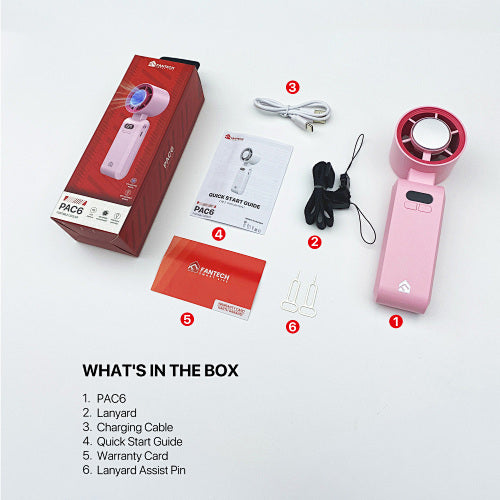 Fantech Life Kipas Angin Portable PAC6