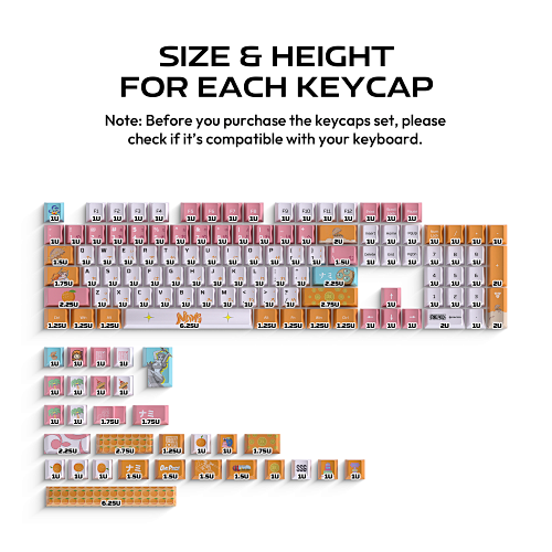 FANTECH X ONEPIECE EXCLUSIVE COLLABORATION KEYCAPS ACK03