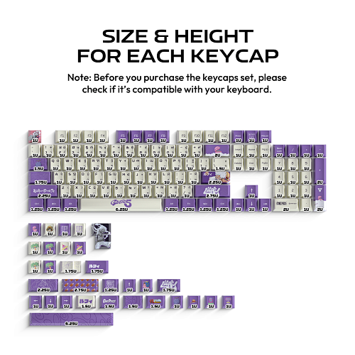 FANTECH X ONEPIECE EXCLUSIVE COLLABORATION KEYCAPS ACK03