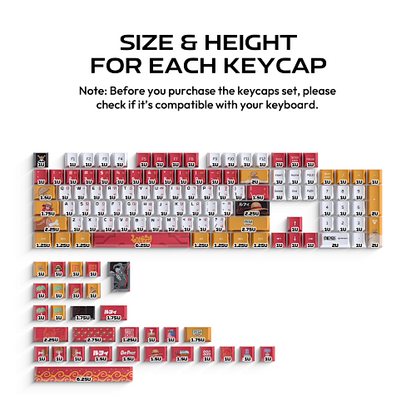 FANTECH X ONEPIECE EXCLUSIVE COLLABORATION KEYCAPS ACK03