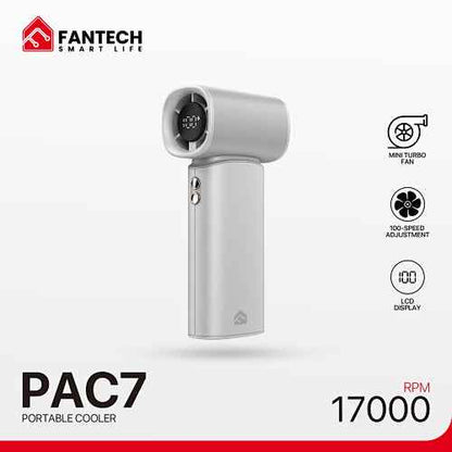 Fantech Life Kipas Angin Portable PAC7 Kipas Mini Turbo 17000 RPM