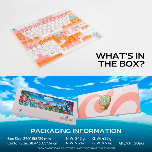 FANTECH X ONEPIECE EXCLUSIVE COLLABORATION KEYCAPS ACK03