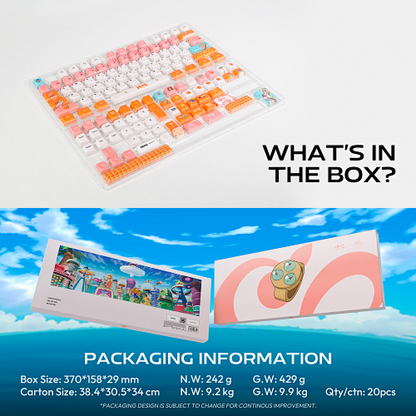 FANTECH X ONEPIECE EXCLUSIVE COLLABORATION KEYCAPS ACK03