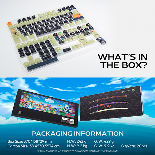 FANTECH X ONEPIECE EXCLUSIVE COLLABORATION KEYCAPS ACK03