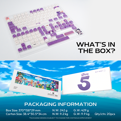 FANTECH X ONEPIECE EXCLUSIVE COLLABORATION KEYCAPS ACK03