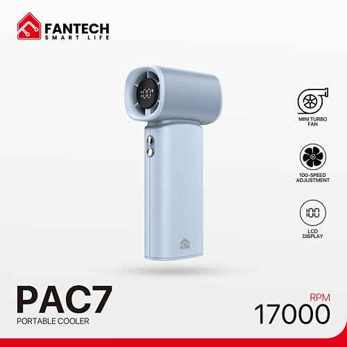 Fantech Life Kipas Angin Portable PAC7 Kipas Mini Turbo 17000 RPM