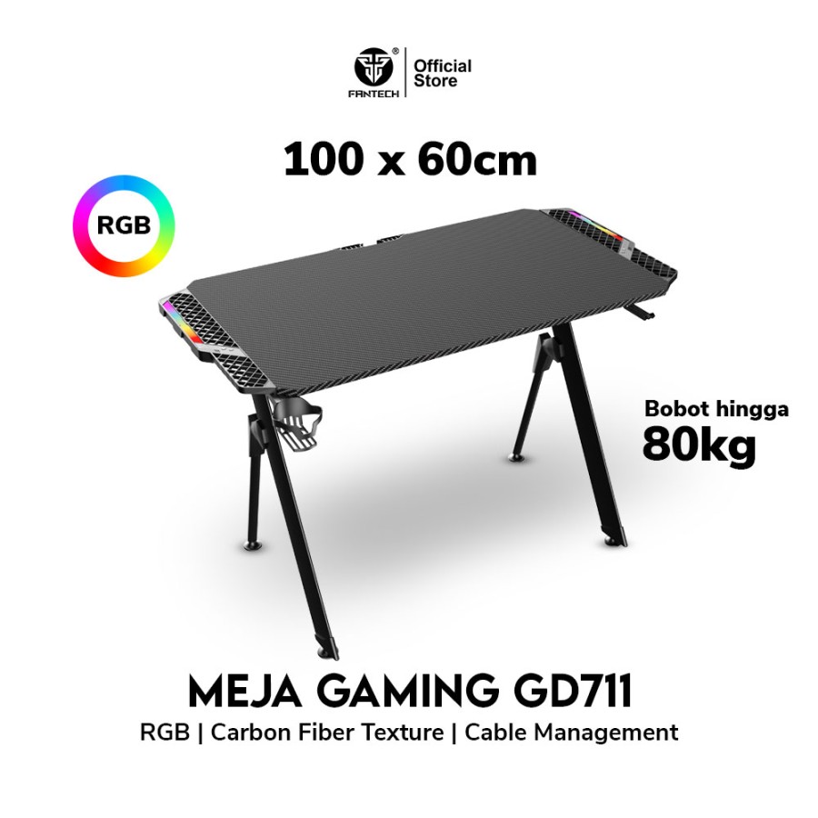 Gaming Desk Gd711 Meja Gaming Rgb