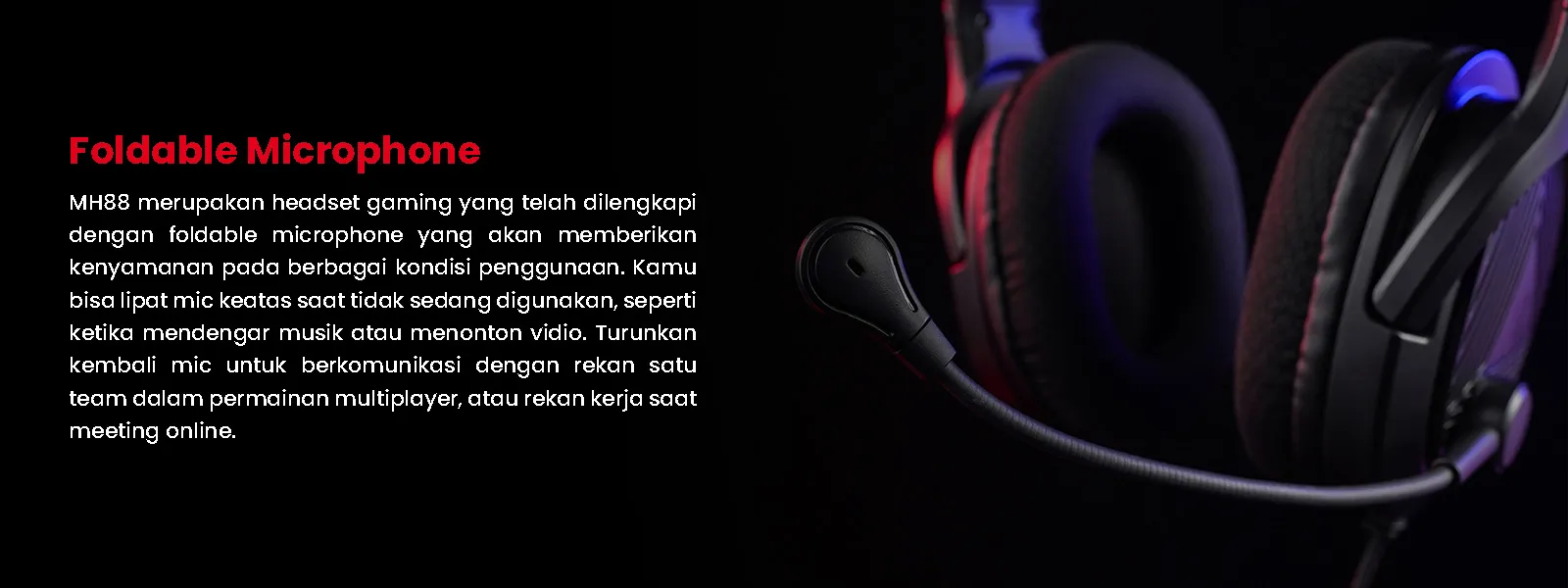 Headset Gaming Mh88