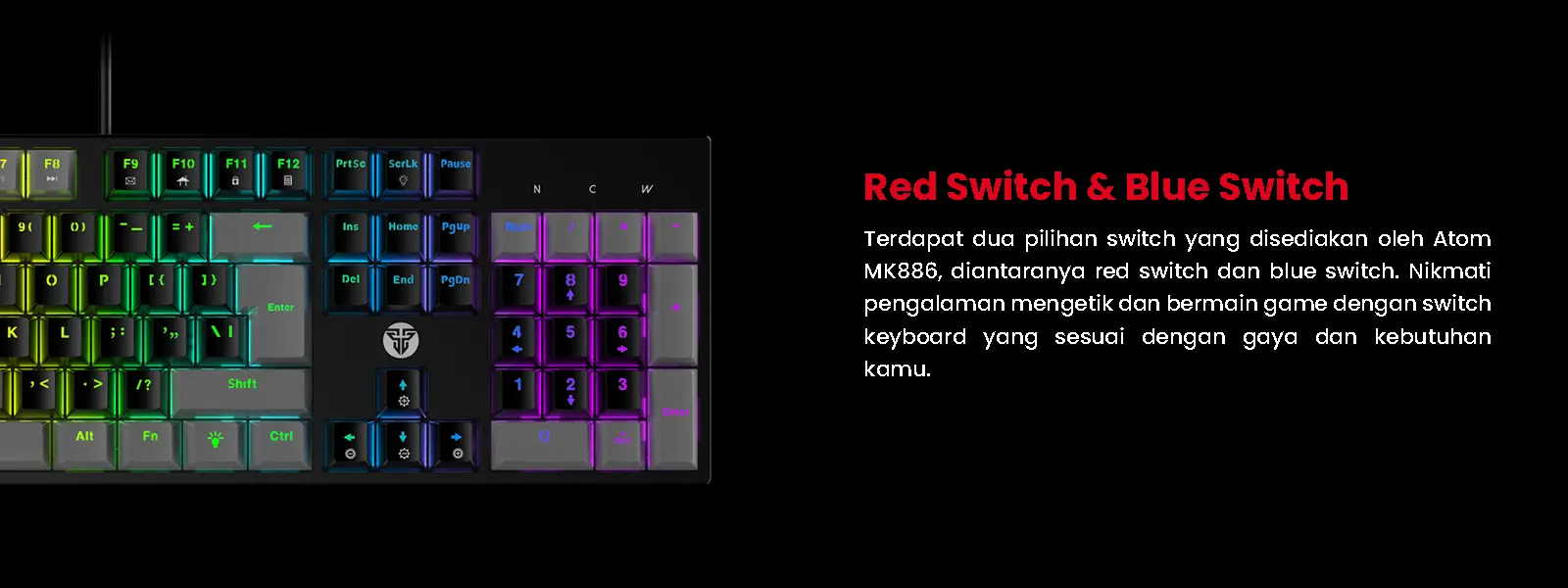 Mk886 Red Switch Blue Switch