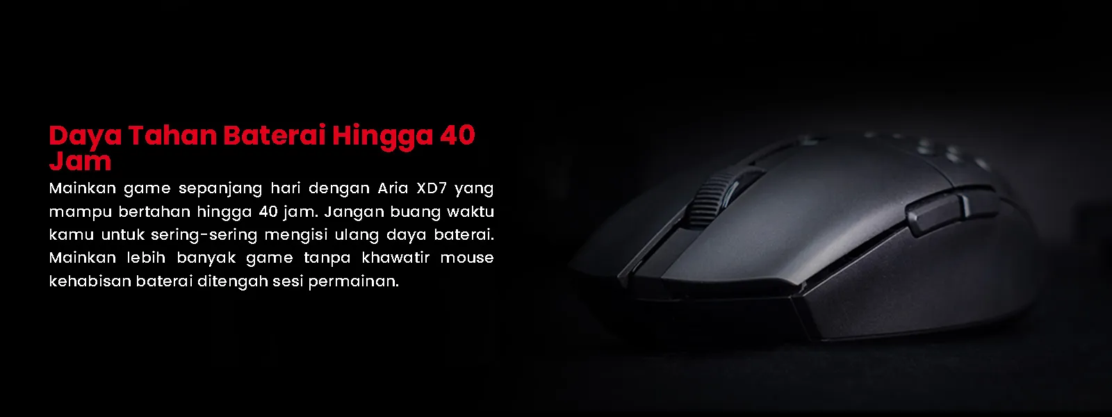 Mouse Gaming Wirless Xd7