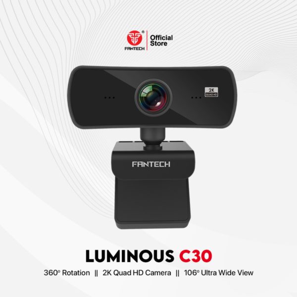 Fantech Webcam 2K 4Mp Luminous C30 Qhd 1440P