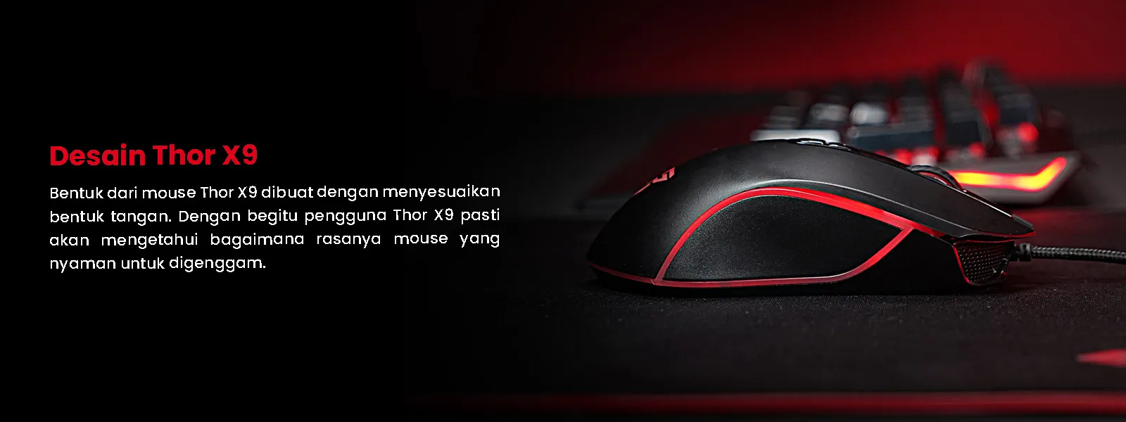 Mouse Gaming Thor X9