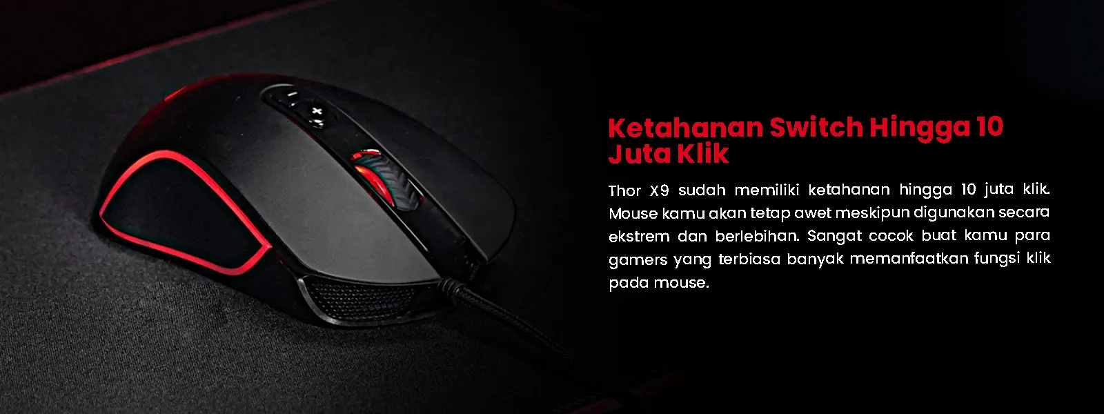 Mouse Gaming Thor X9