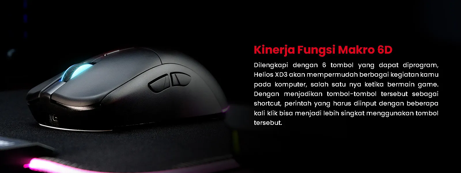 Mouse Gaming Xd3