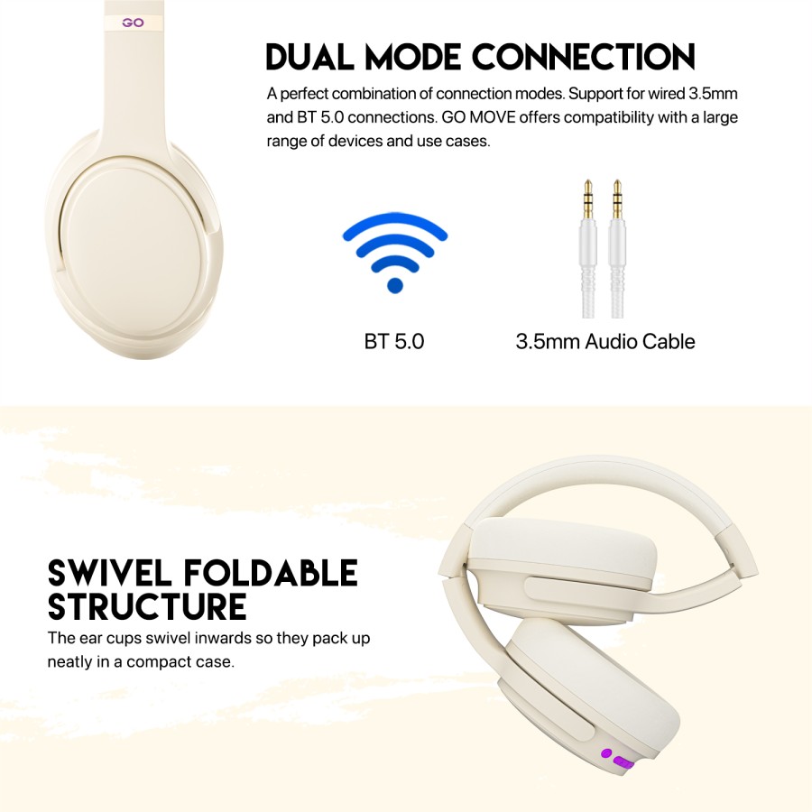 Headphone Bluetooth Go Move Wh03 2