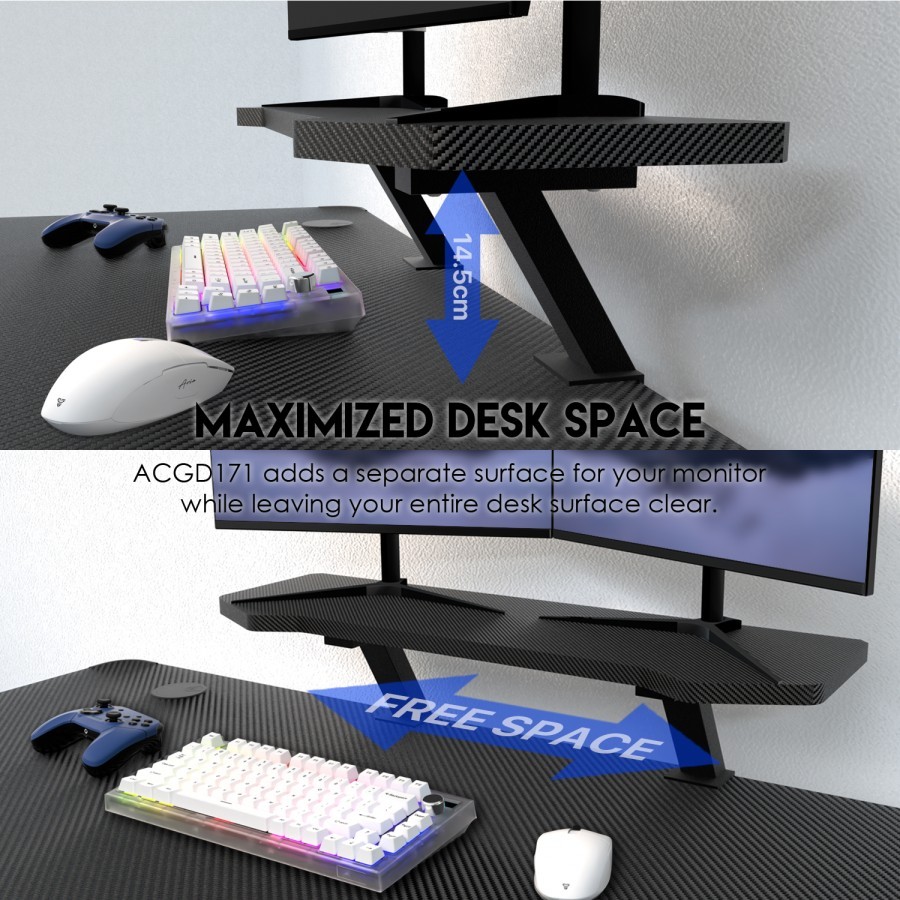 Fantech Monitor Stand Desk Acgd171 Dudukan Monitor 4