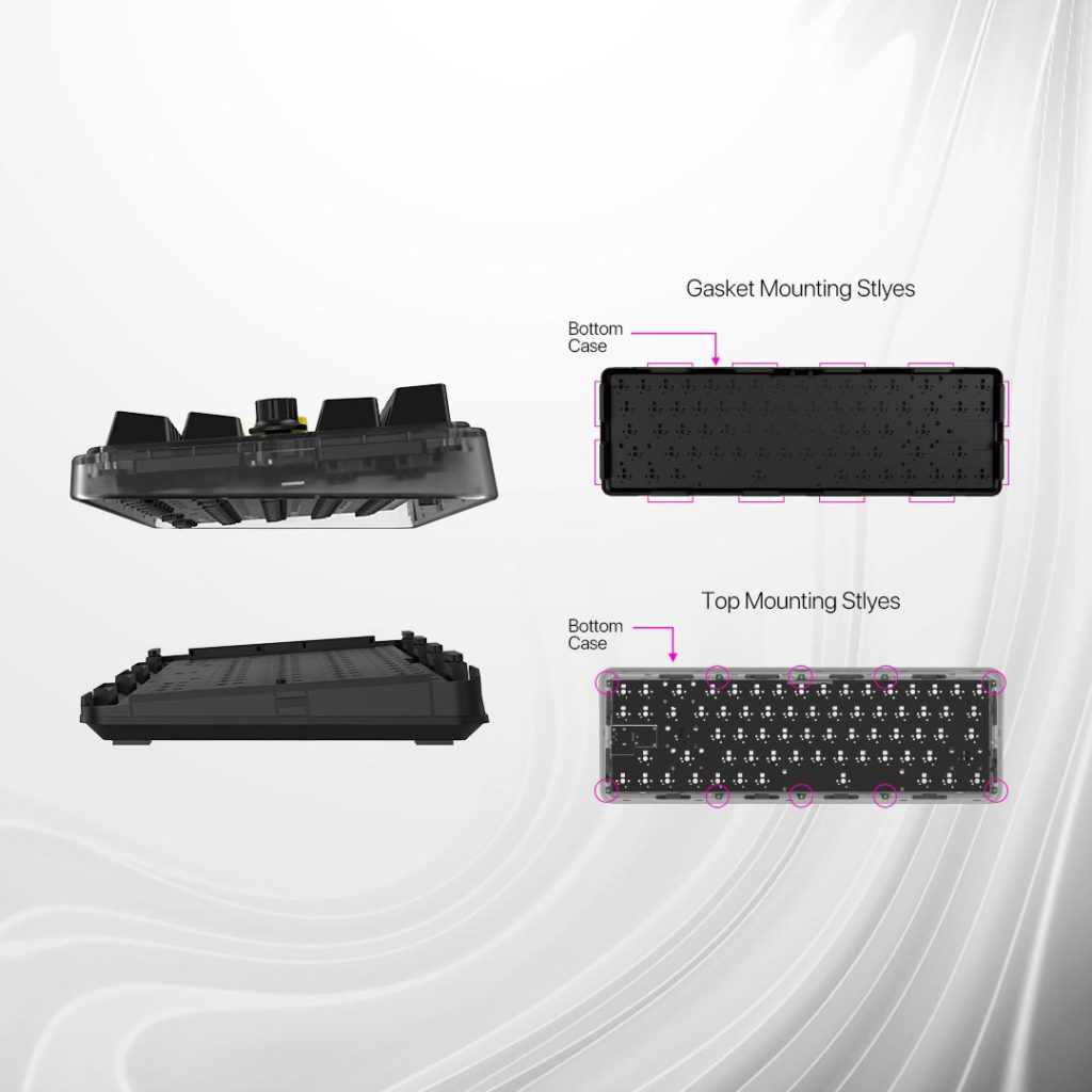 Keyboard Gaming Multiple Mounting Styles
