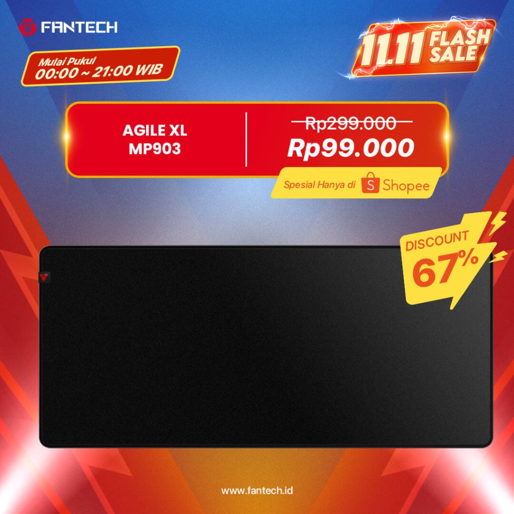 FLASH SALE FANTECH PROMO 11.11 20 Flash Sale Fantech 11.11 Agile Mp905