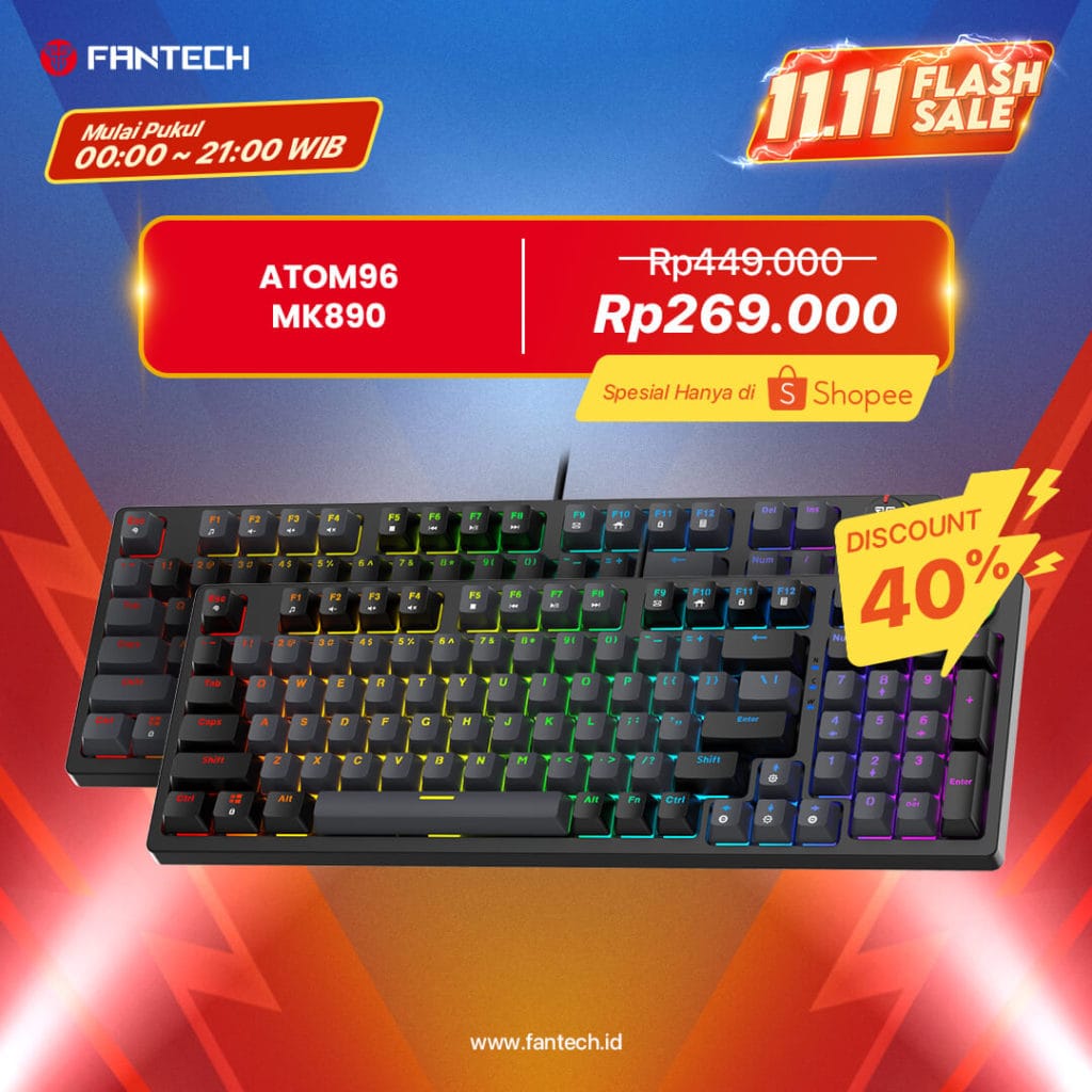 FLASH SALE FANTECH PROMO 11.11 28 Flash Sale Fantech 11.11 Atom96