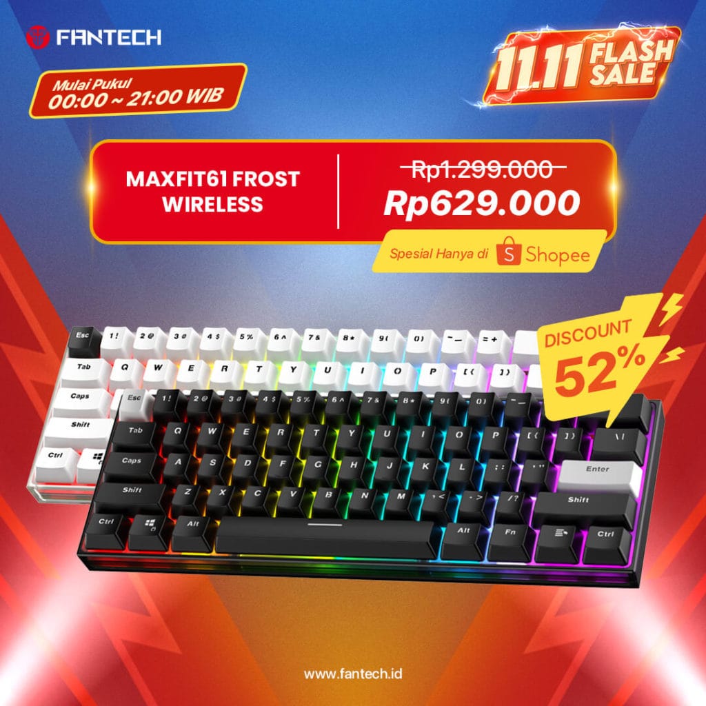 FLASH SALE FANTECH PROMO 11.11 26 Flash Sale Fantech 11.11 Maxfit 61 Ftws