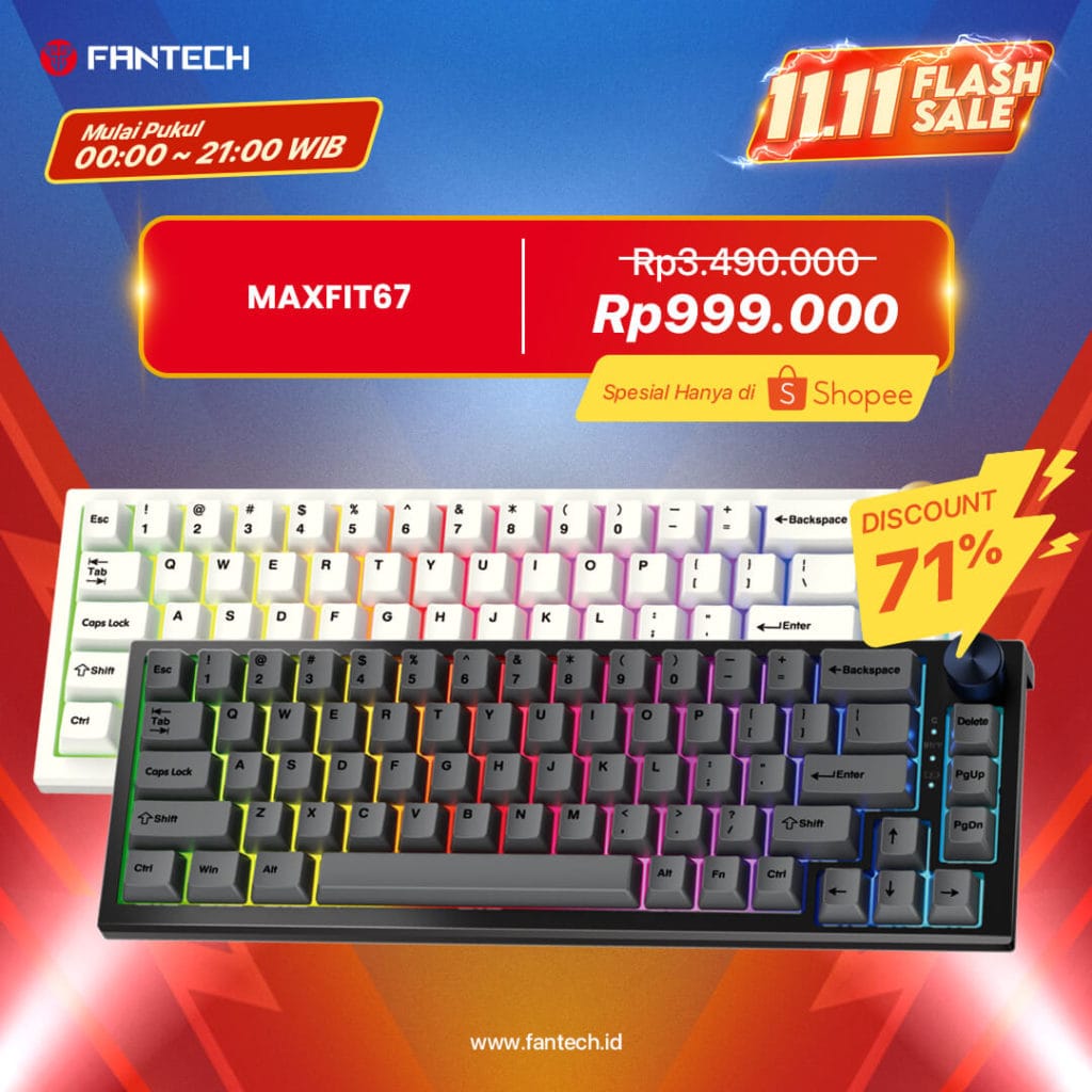 FLASH SALE FANTECH PROMO 11.11 25 Flash Sale Fantech 11.11 Maxfit67