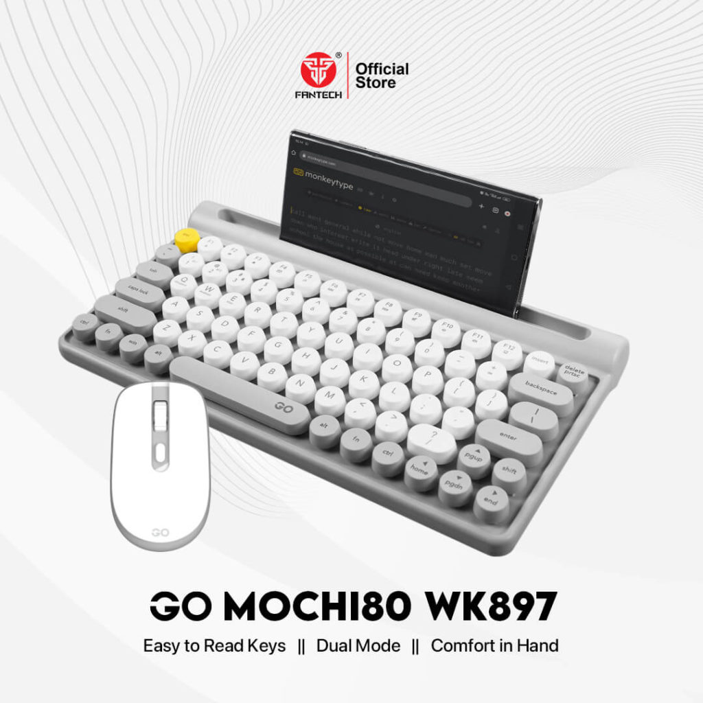 Keyboard Mouse Wireless Combo Go Mochi 80