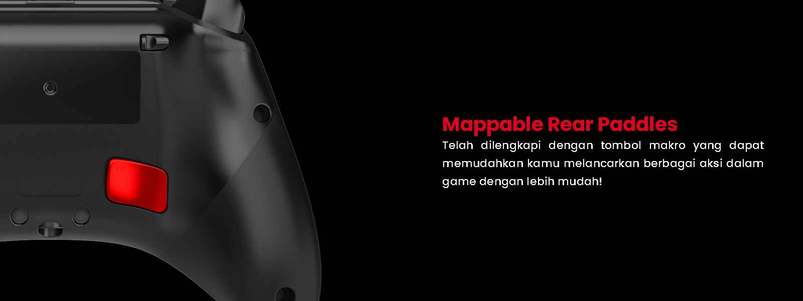 Mappable Rear Paddles