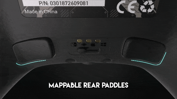 Mappable Rear Paddles