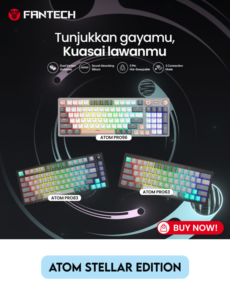 Keistimewaan dari ATOM SERIES Fantech, Keyboard Mekanikal