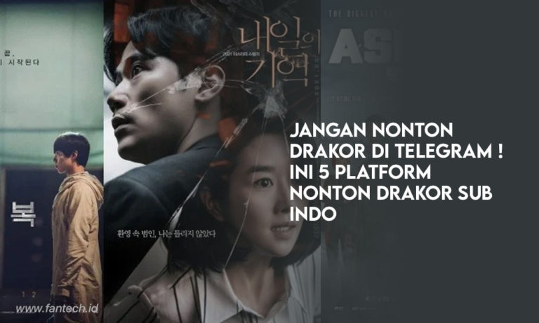 Jangan Nonton Drakor di Telegram, Ini 5 Platform Nonton Drakor Sub Indo ...