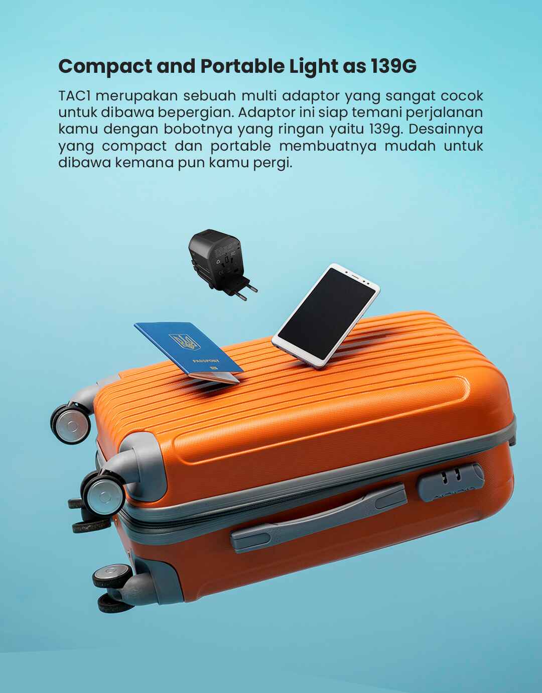 Travel Multi Adapter TAC1 Mobile 6