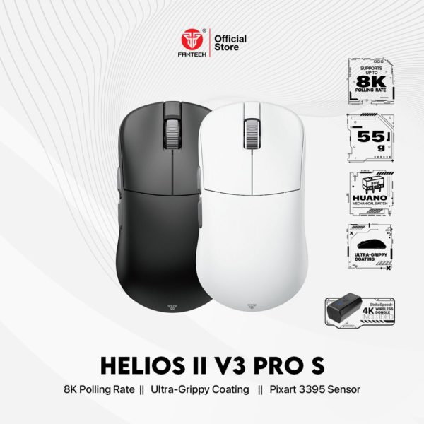 Fantech Helios Ii Pro S 8K 4K Xd3 V3 Wireless Mouse Gaming