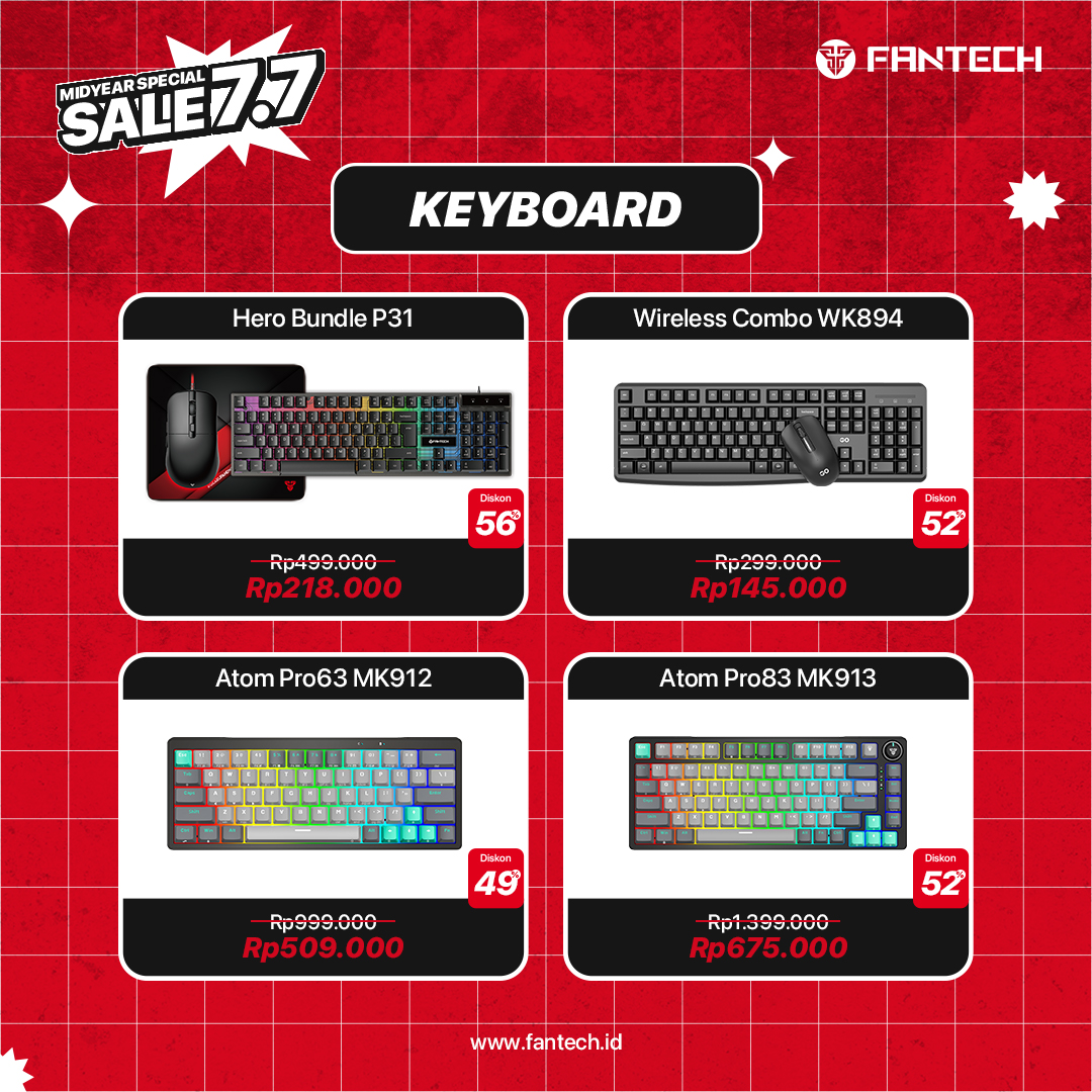 Mid Year Sale 7.7 Keyboard