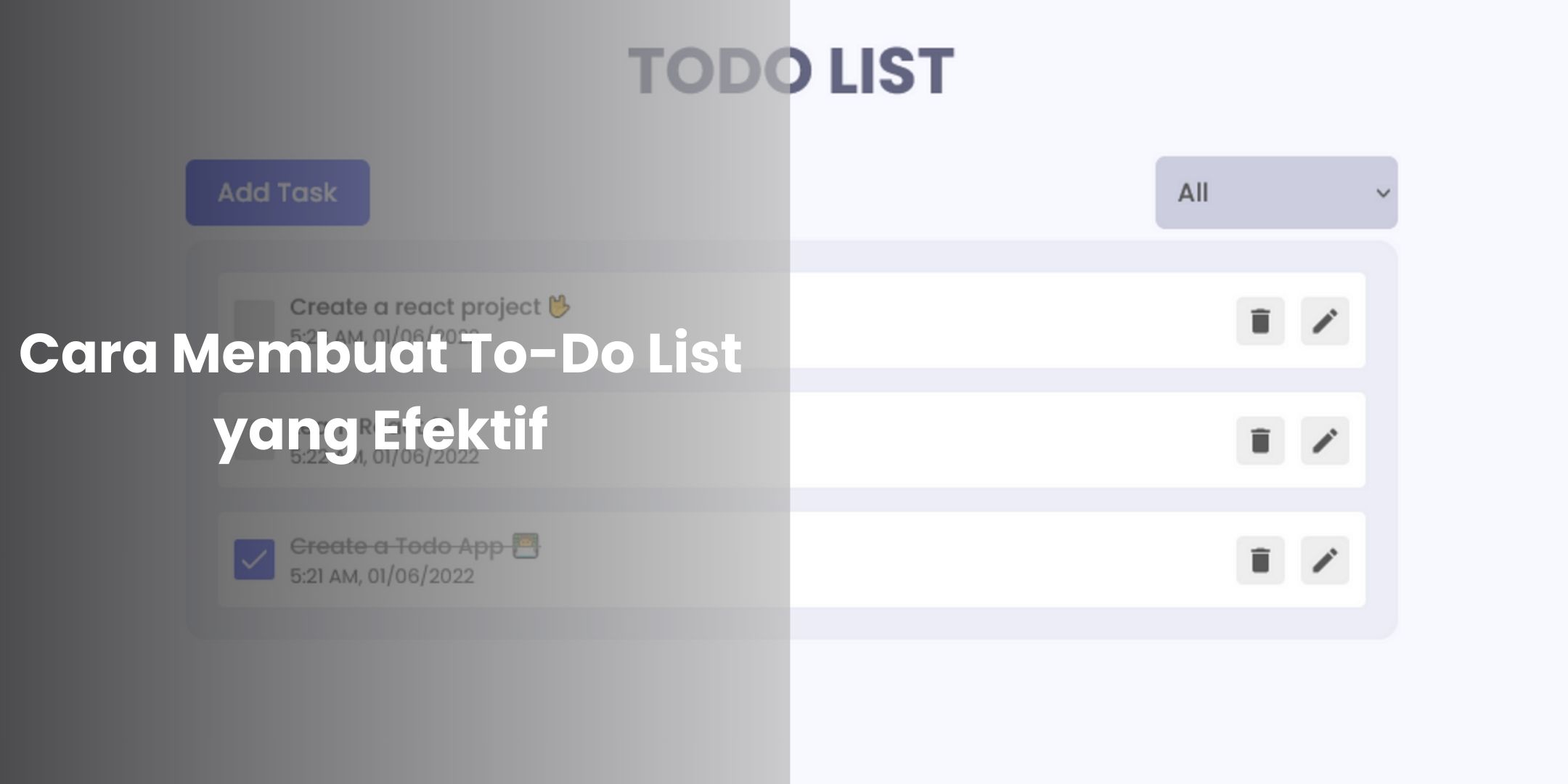 Cara Membuat To-Do List