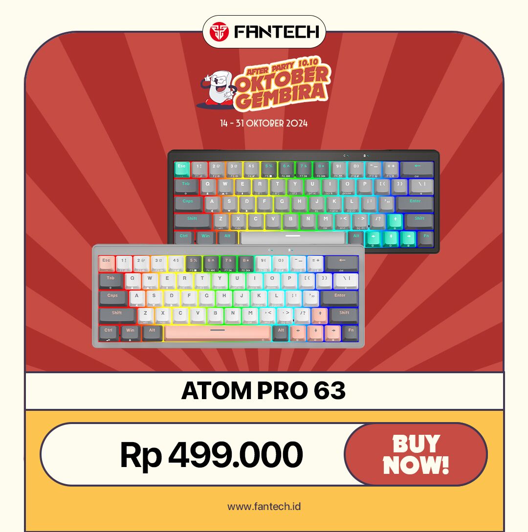 Promo Oktober Gembira After Party Atom Pro 63