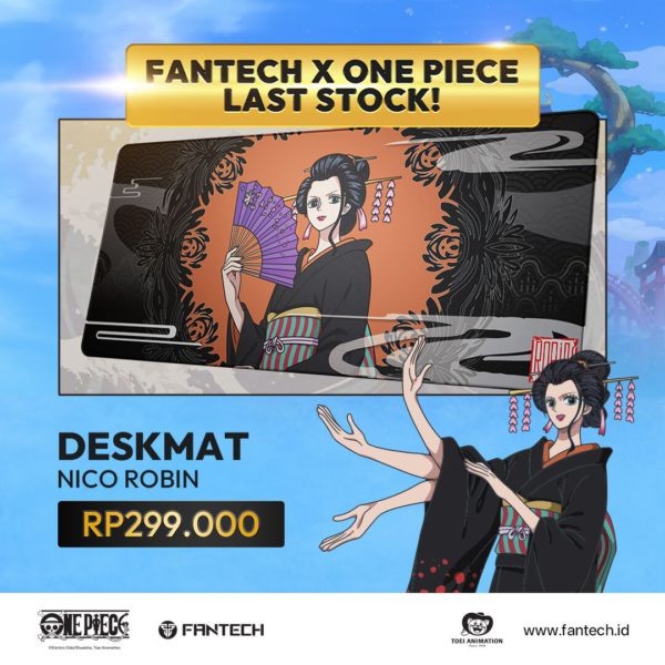 Fantech X One Piece Last Stock Nico ROBIN - DESKMAT