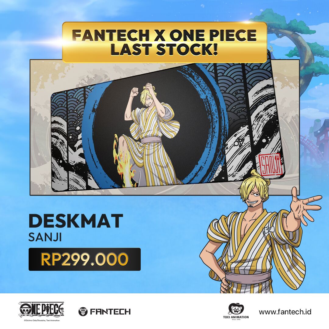 Fantech X One Piece Last Stock Sanji - Deskmat