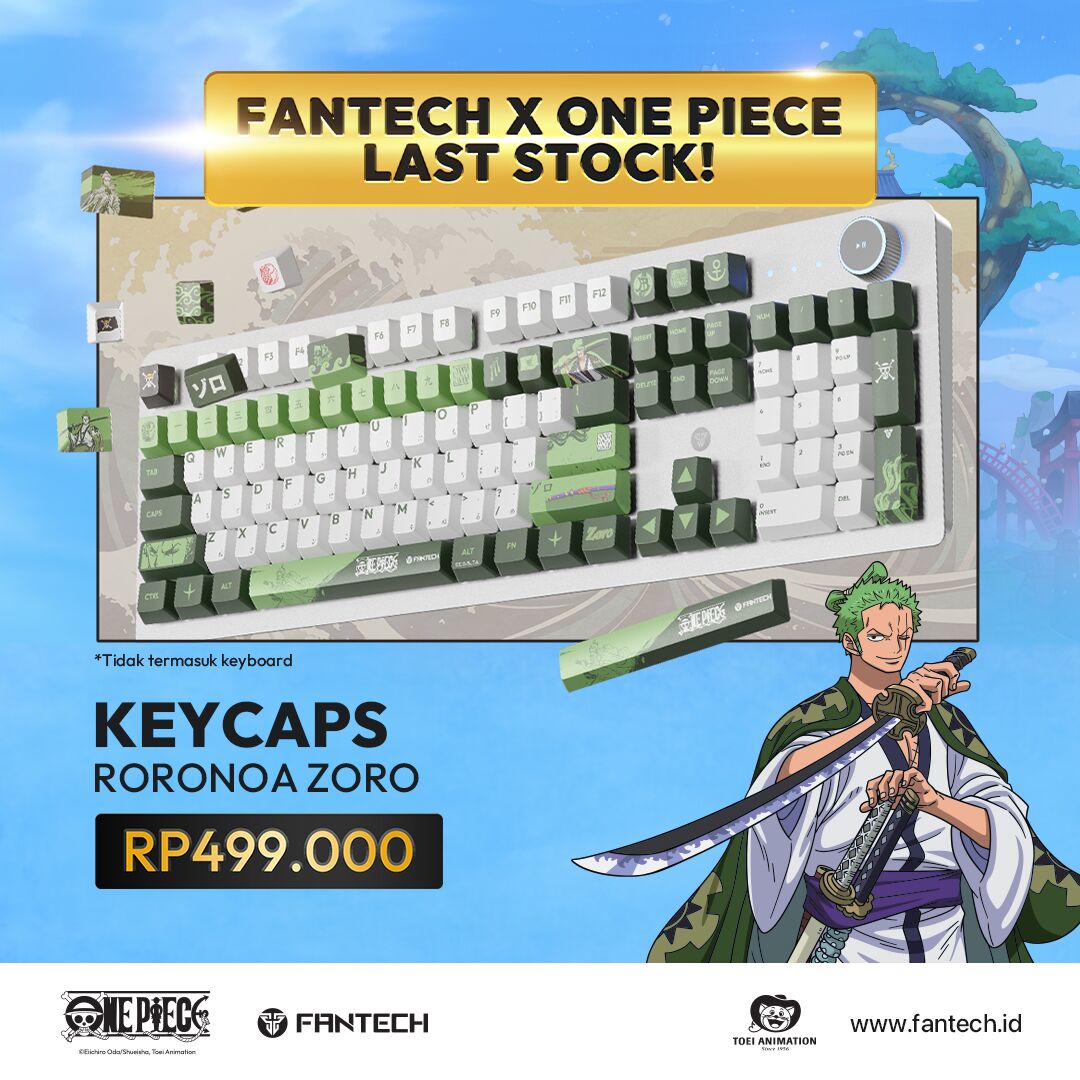 Fantech X One Piece Last Stock Zoro - Keycaps