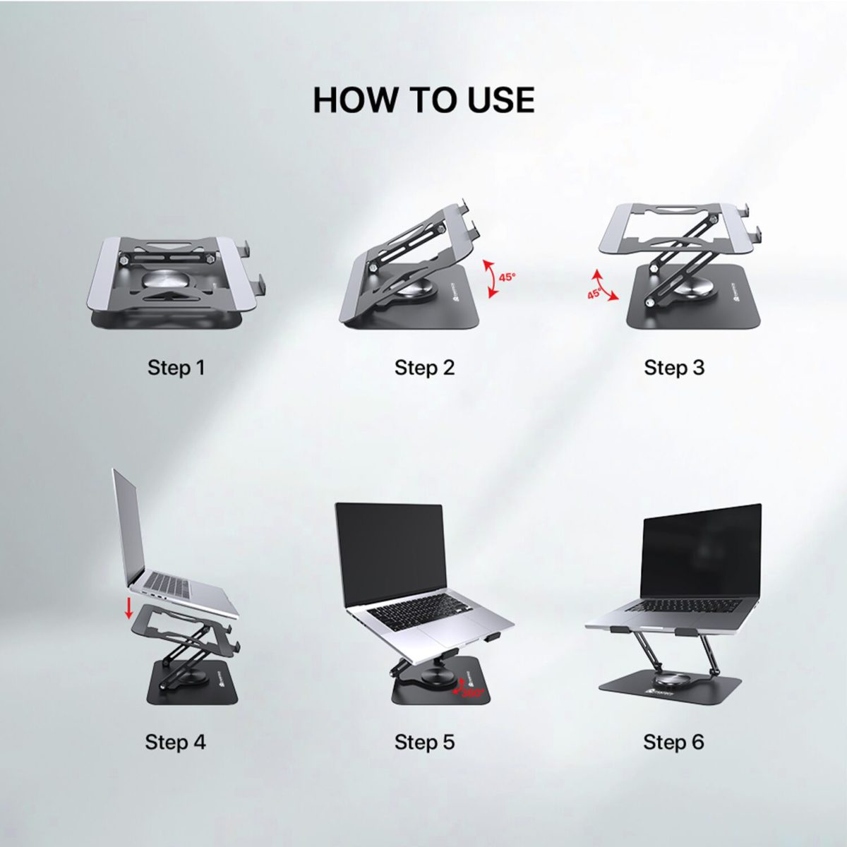 Notebook Stand Terbaik Ns10-How To Use