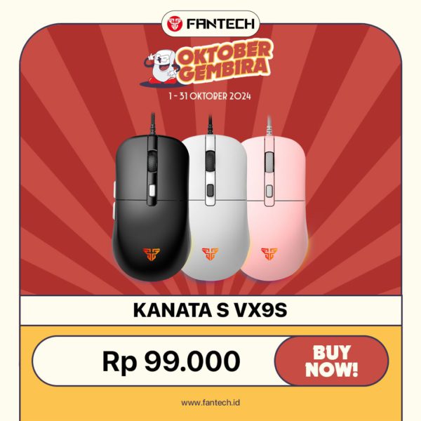 PROMO OKTOBERGEMBIR Mouse Gaming RGB VX9S