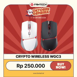 PROMO OKTOBERGEMBIR Mouse Wireless Gaming WGC3