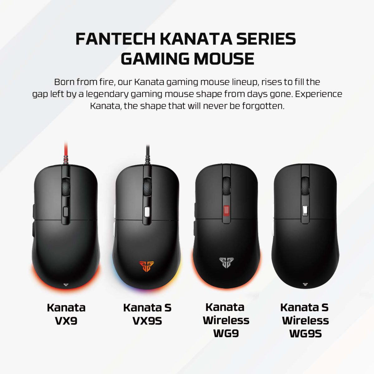 Kanata Wireless Mouse Gaming Wireless Wg9 Kanata Series