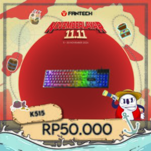 Promo Novemberlayar 11.11 Keyboard Gaming Membrane SHIKARI K515