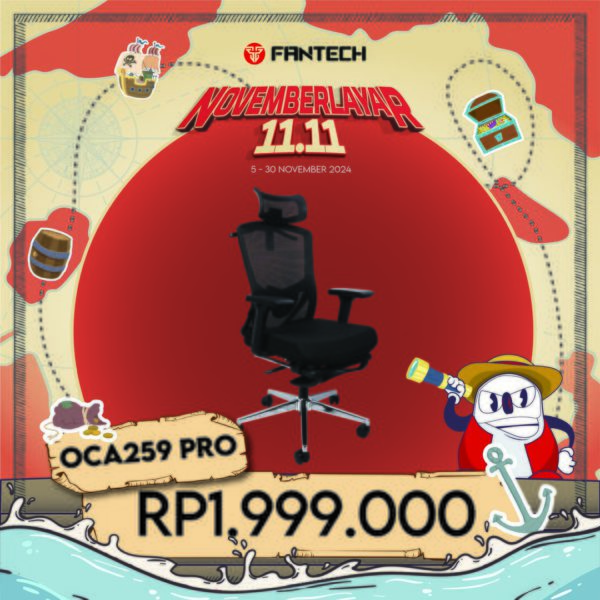 Promo Novemberlayar 11.11 - Kursi Kantor OCA259 PRO