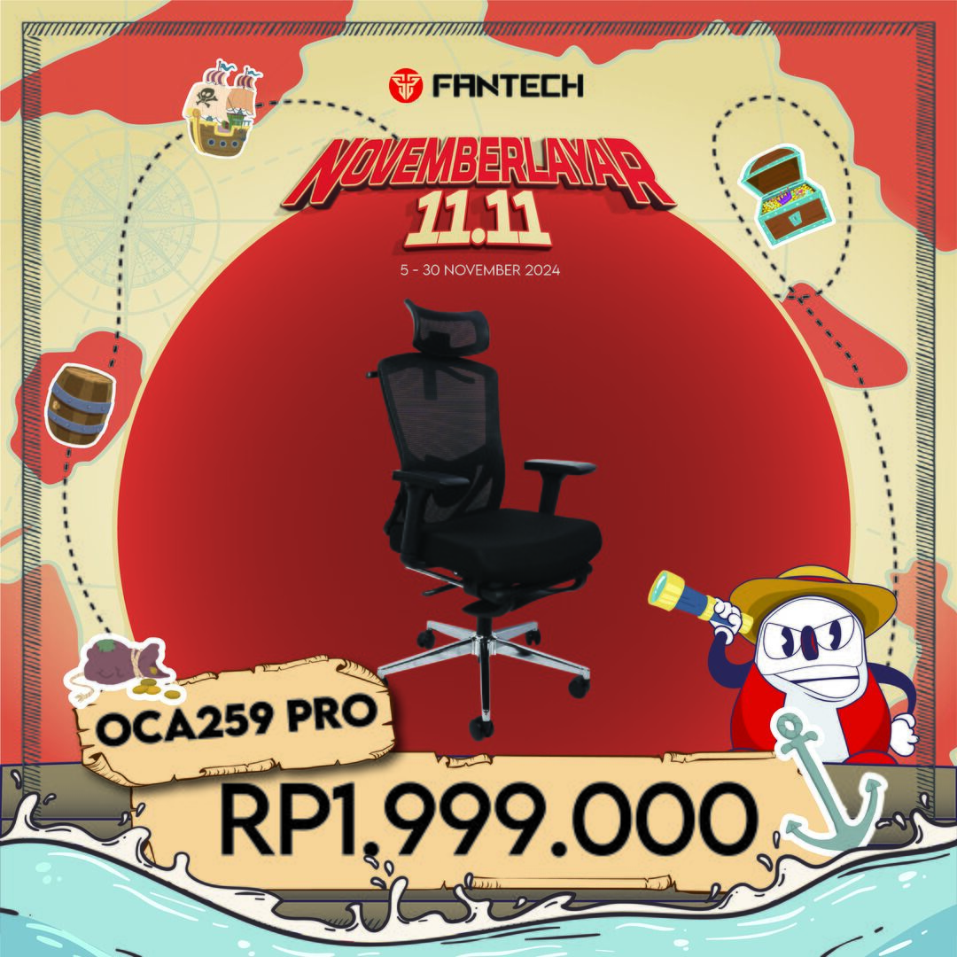 Promo Novemberlayar 11.11 - Kursi Kantor Oca259 Pro