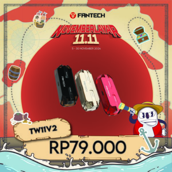 Promo Novemberlayar 11.11 Earphone Bluetooth TW11