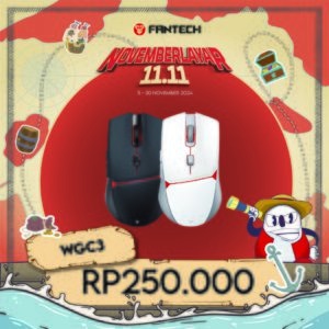 Promo Novemberlayar 11.11 Mouse Wireless Gaming WGC3