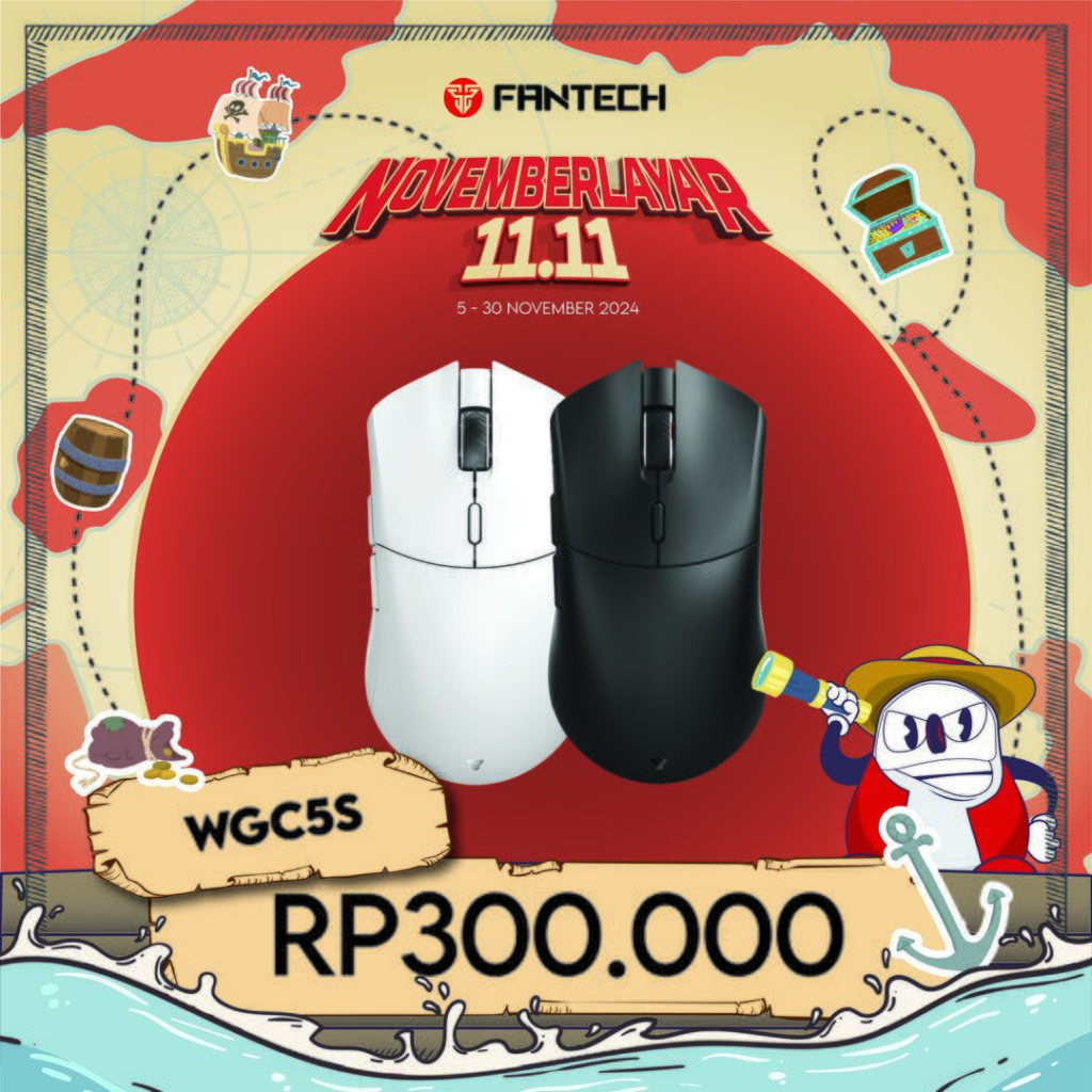 Promo Novemberlayar 11.11 Mouse Gaming Juara Wgc5S