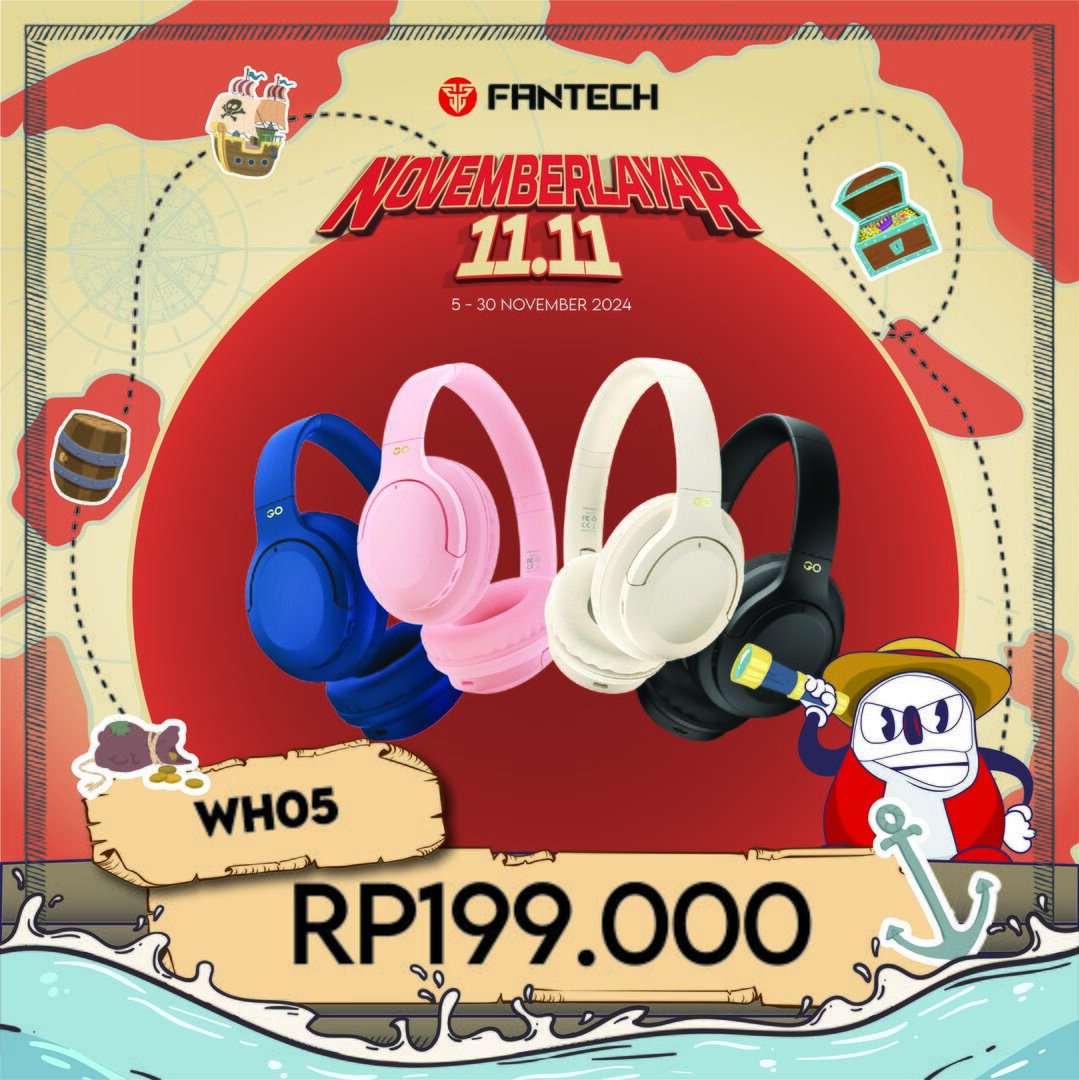 Promo Novemberlayar 11.11 Headphone Bluetooth